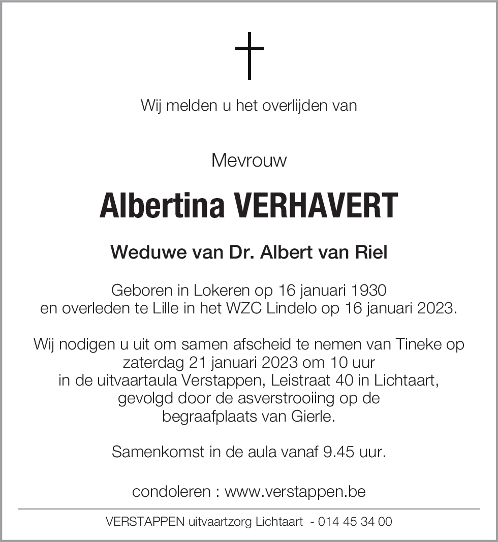 Albertina Verhaevert