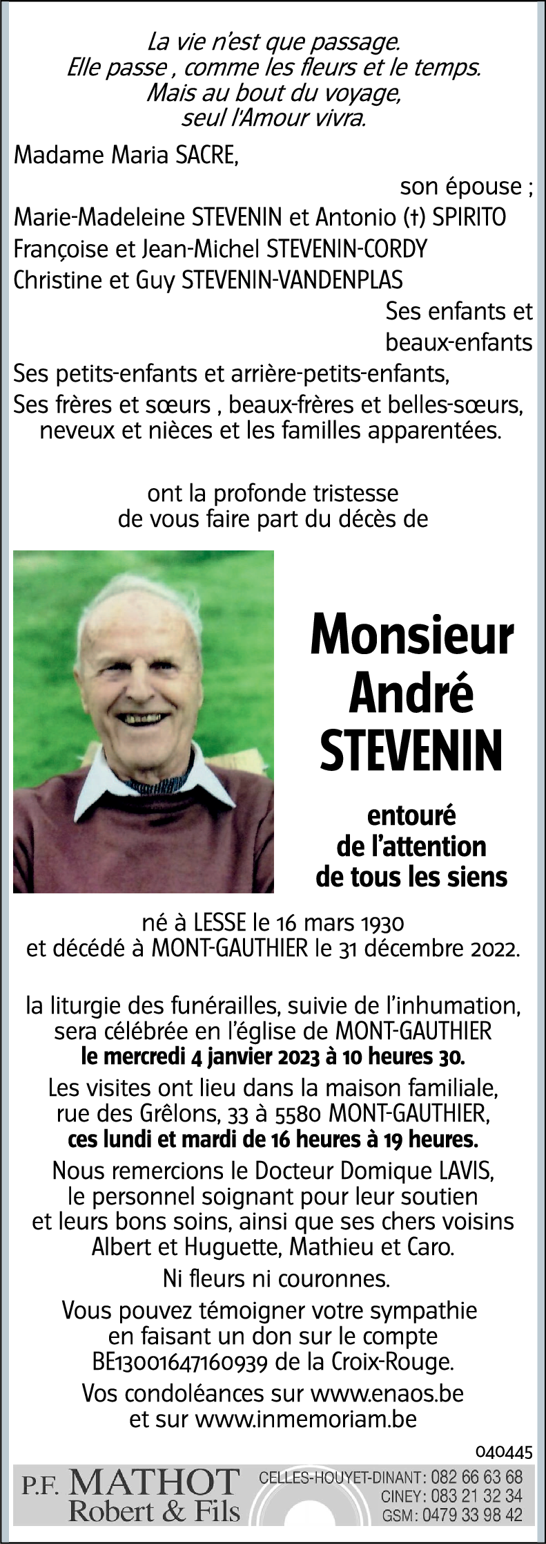 André STEVENIN