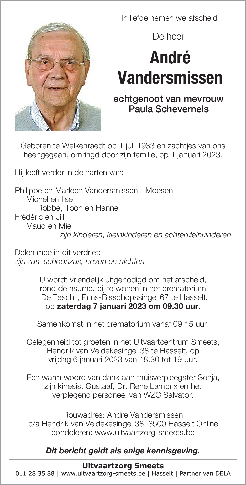 André Vandersmissen