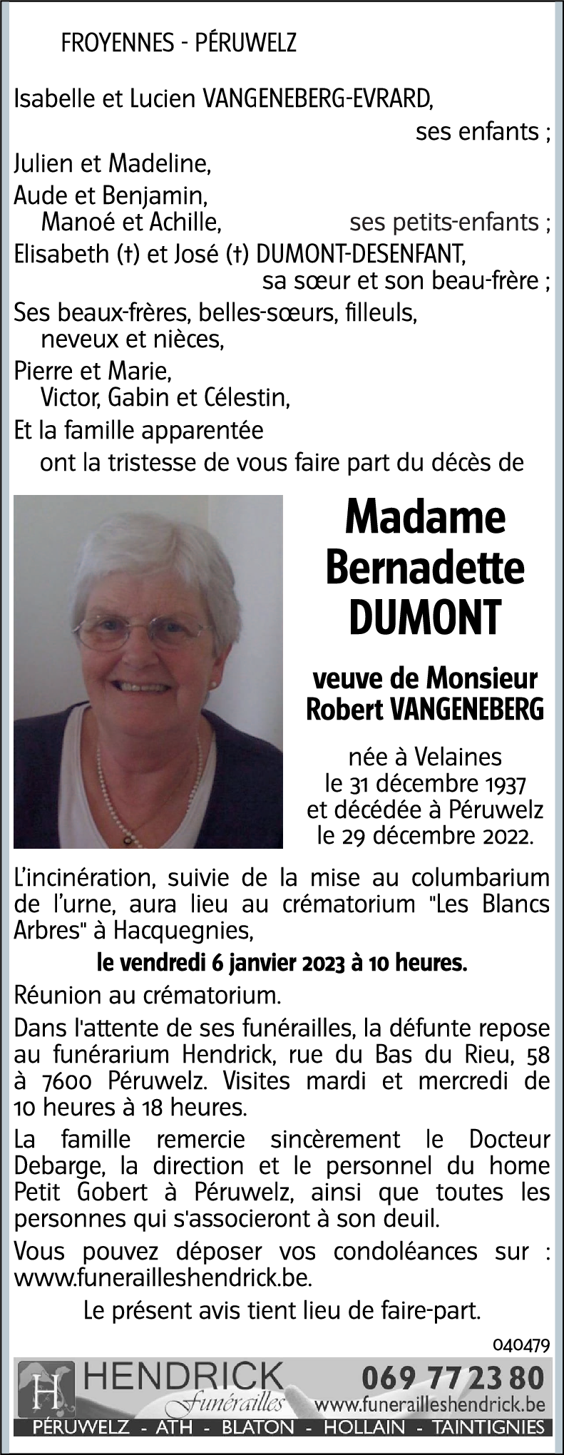 Bernadette DUMONT