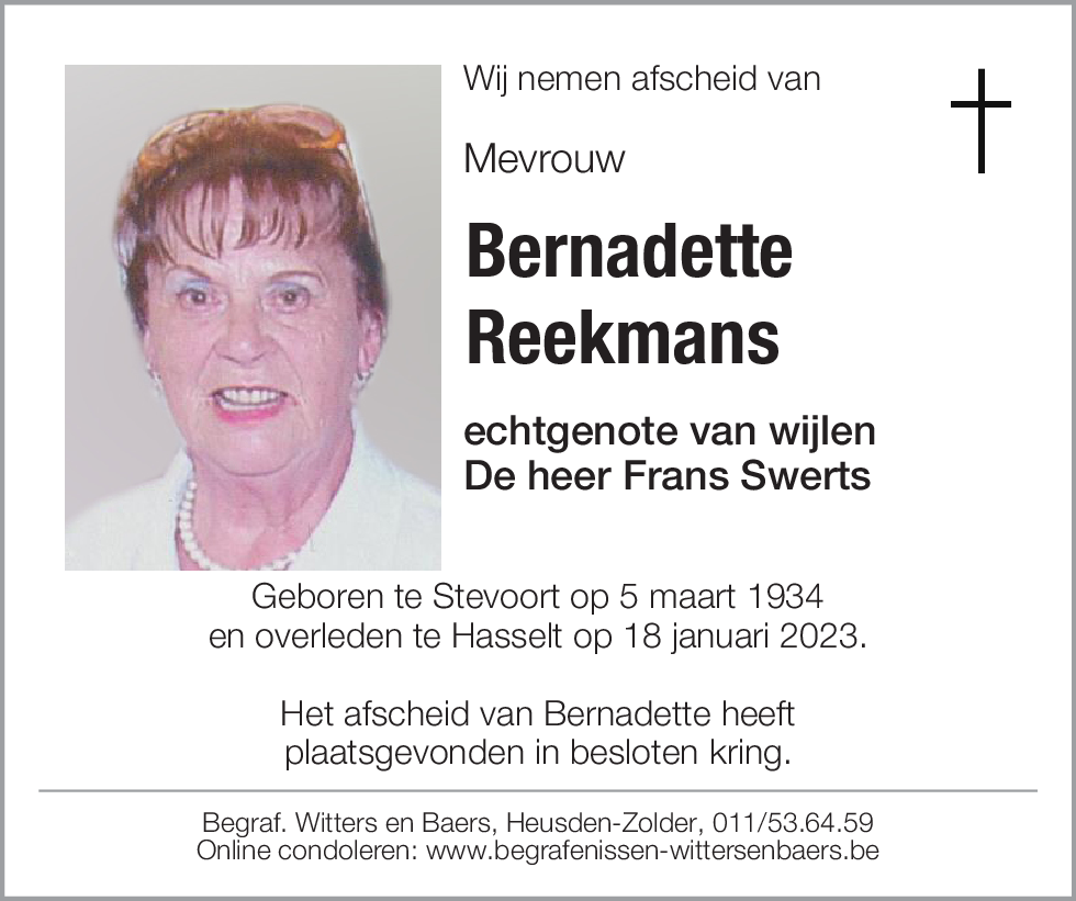 Bernadette Reekmans