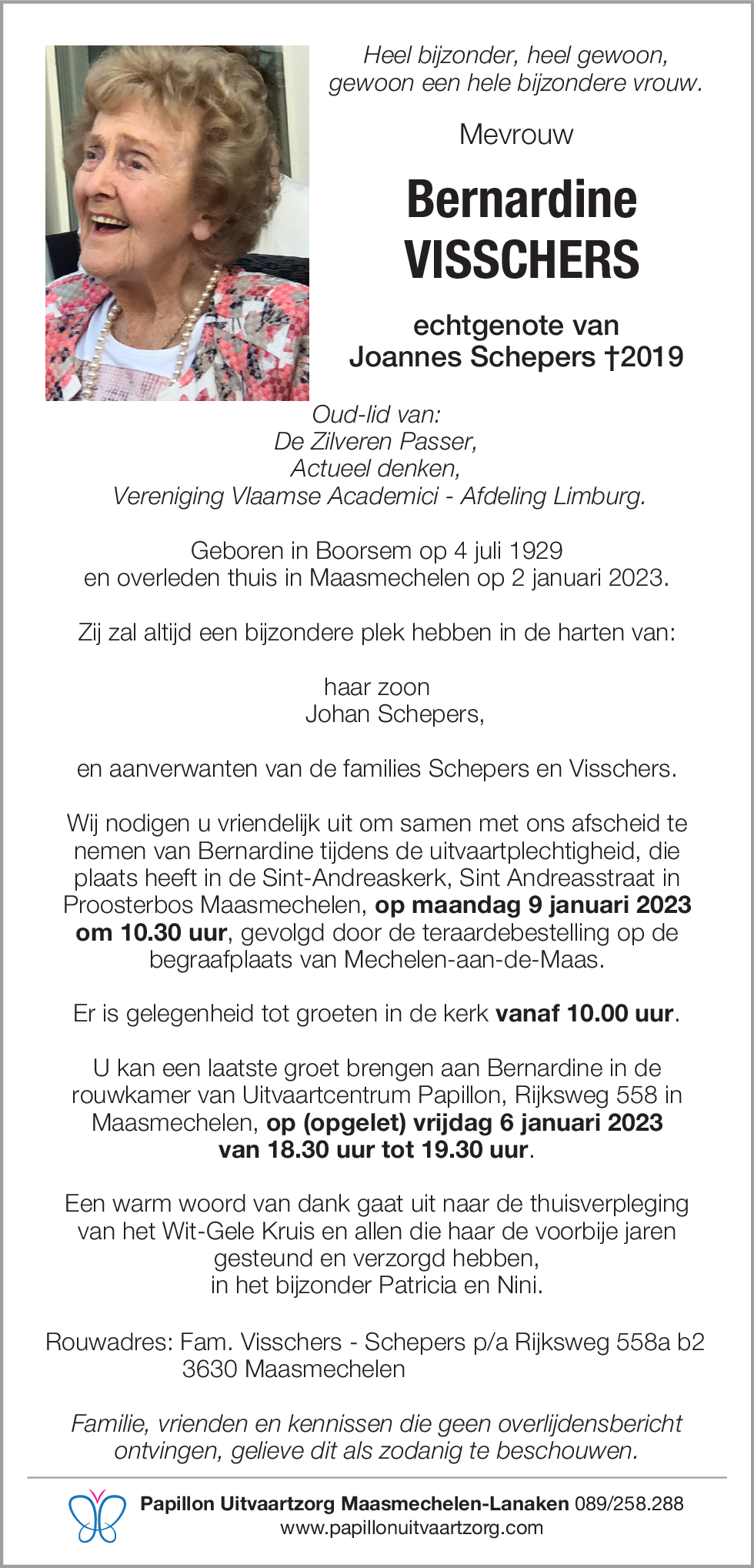 Bernardine Visschers