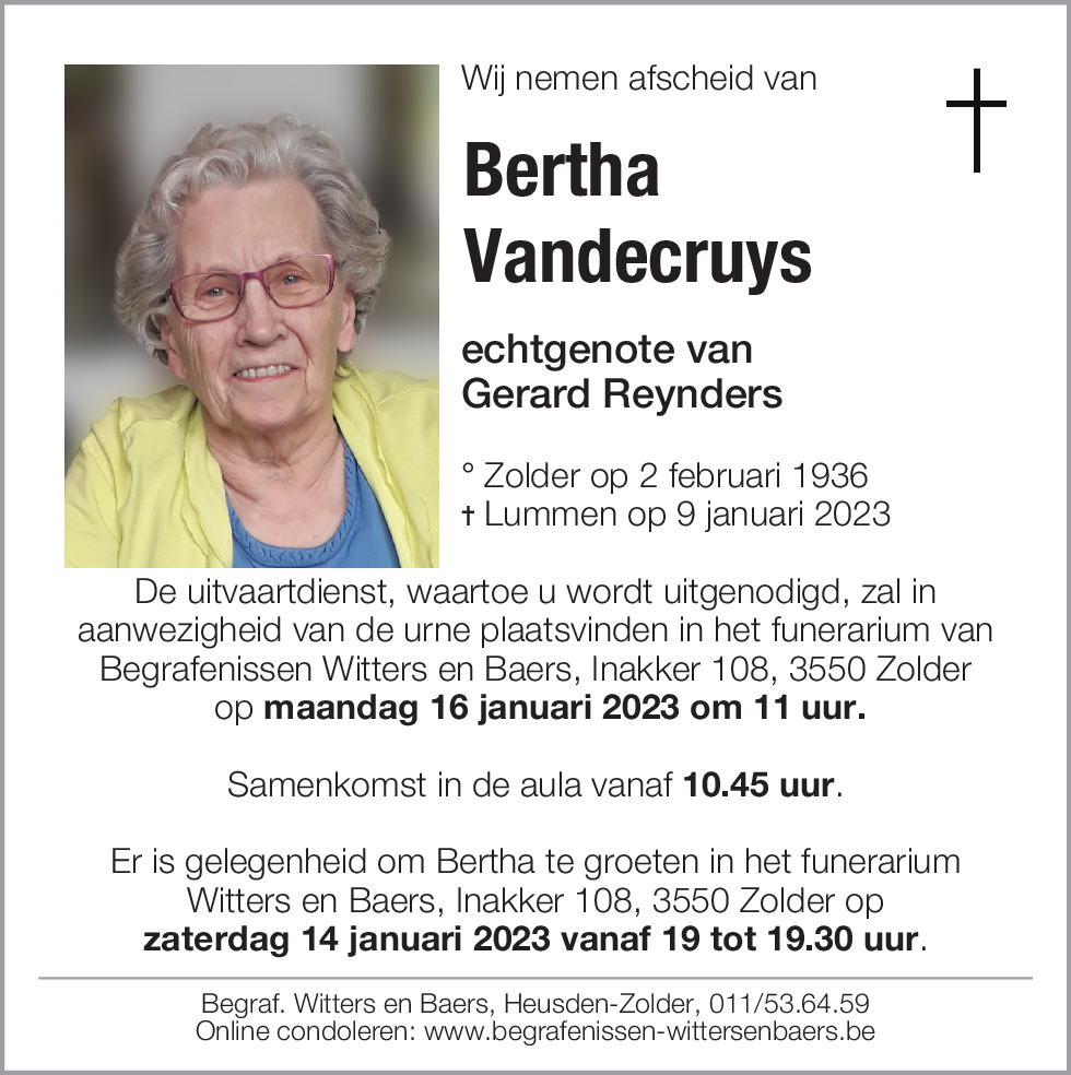 Bertha Vandecruys