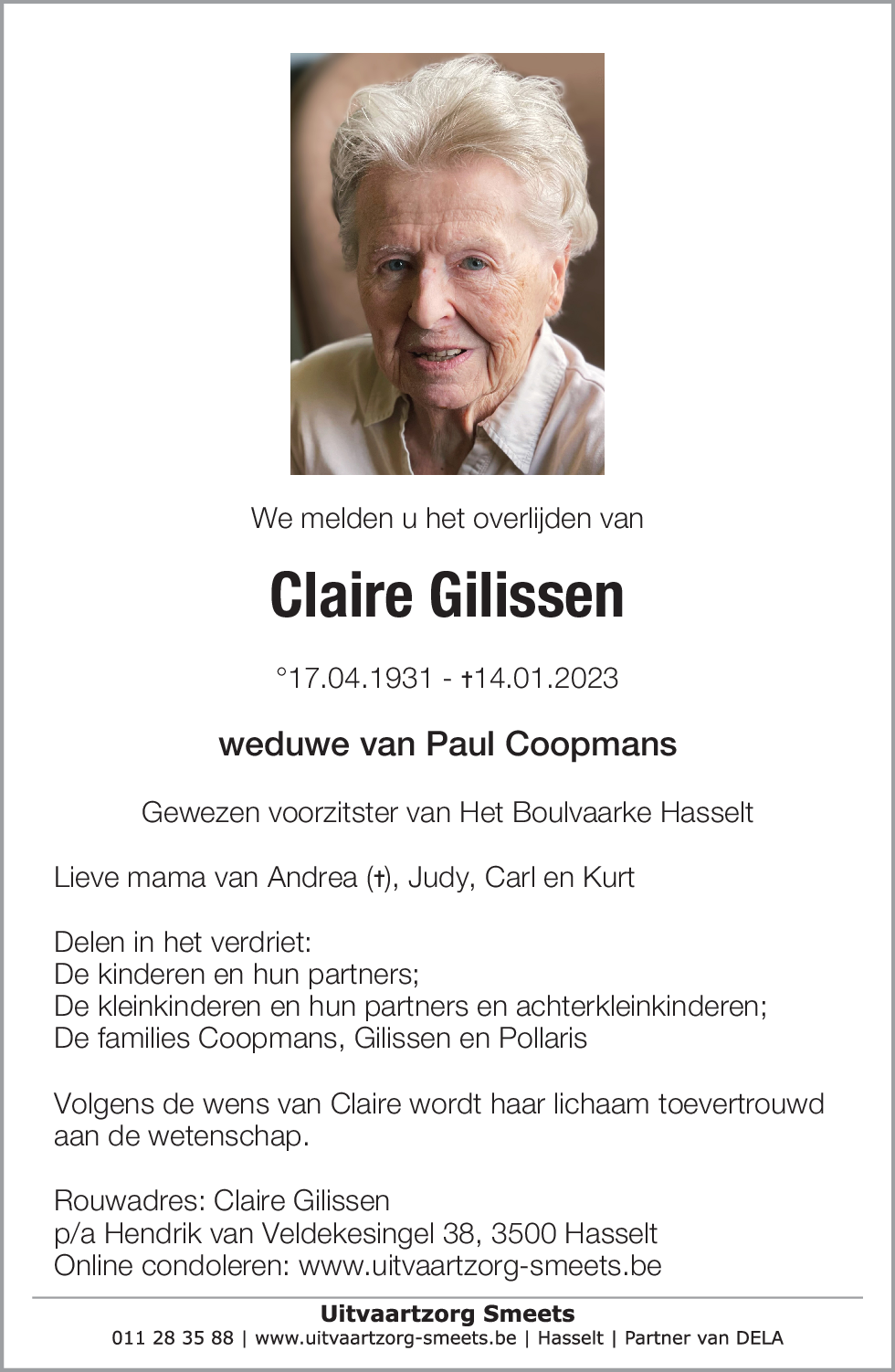 Claire Gilissen