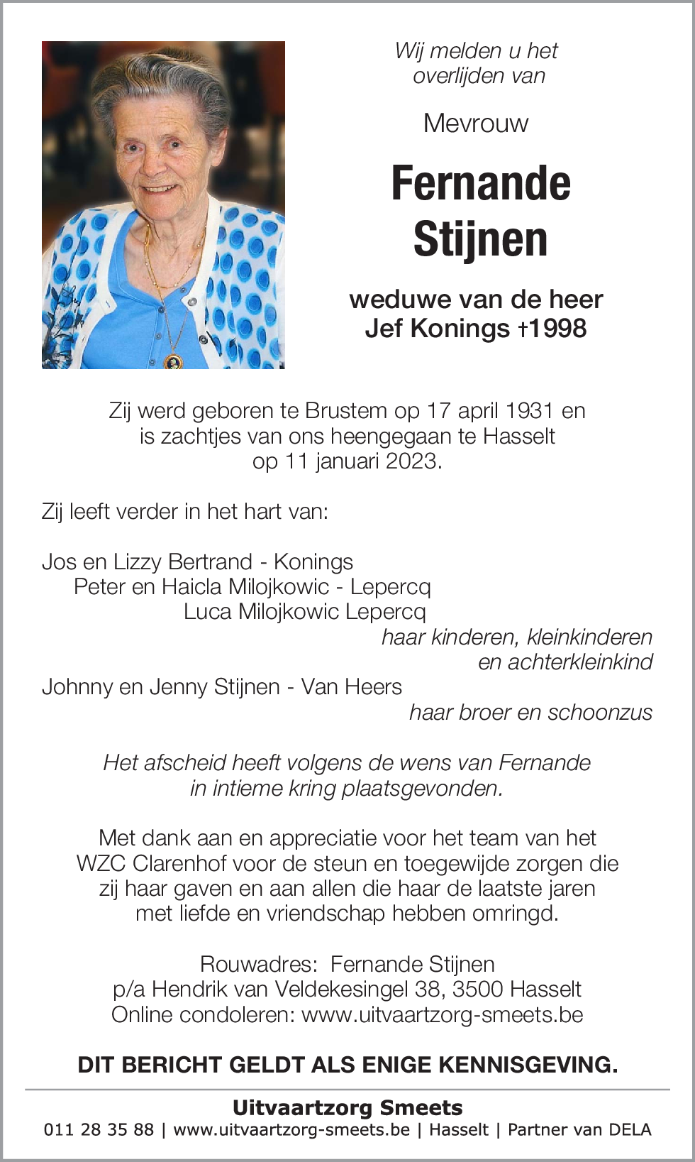Fernande Stijnen