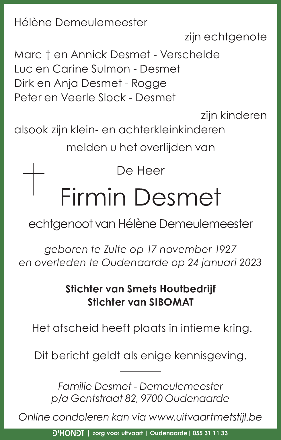 Firmin Desmet