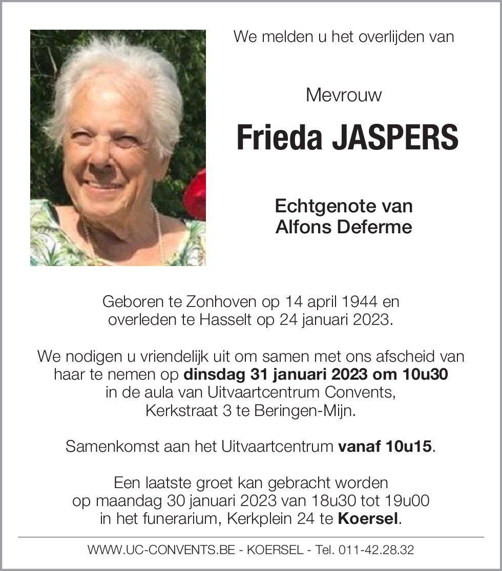 Frieda Jaspers