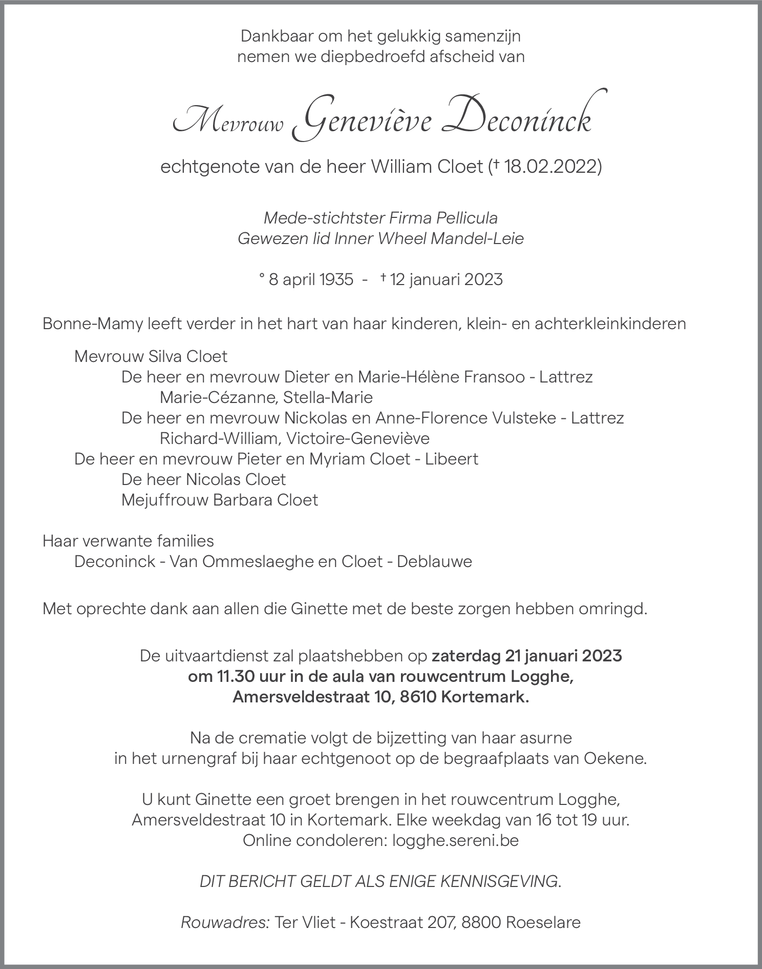 Geneviève Deconinck