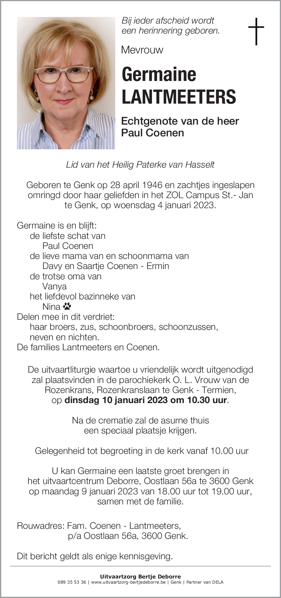 Germaine Lantmeeters