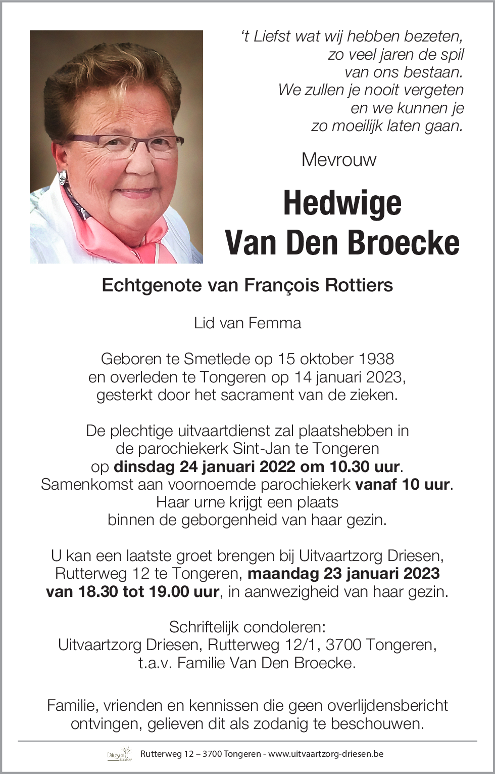 Hedwige Van Den Broecke