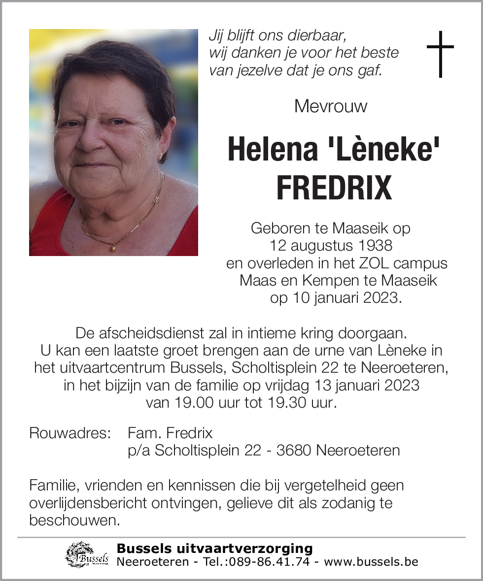 Helena 'Lèneke' FREDRIX