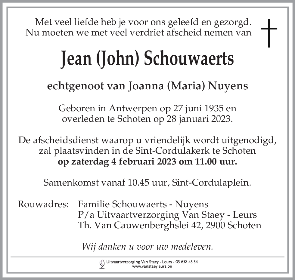 Jean Schouwaerts