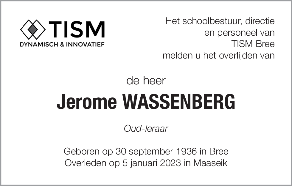 Jerome Wassenberg