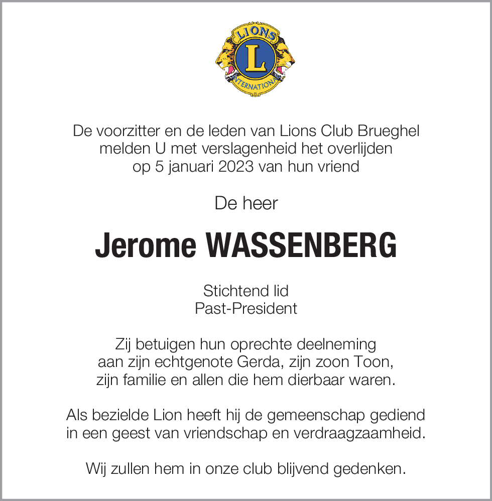 Jerome Wassenberg