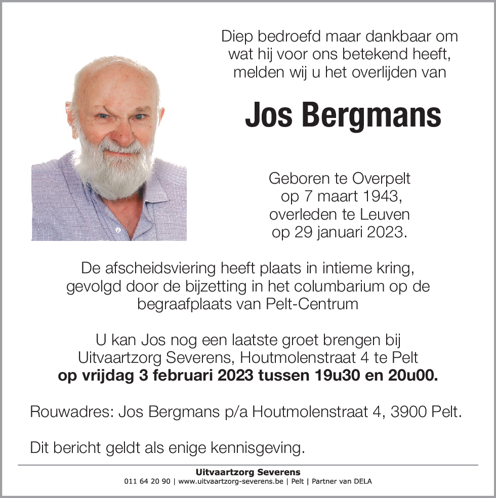 Jos Bergmans
