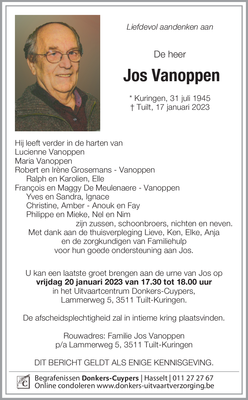 Jos Vanoppen