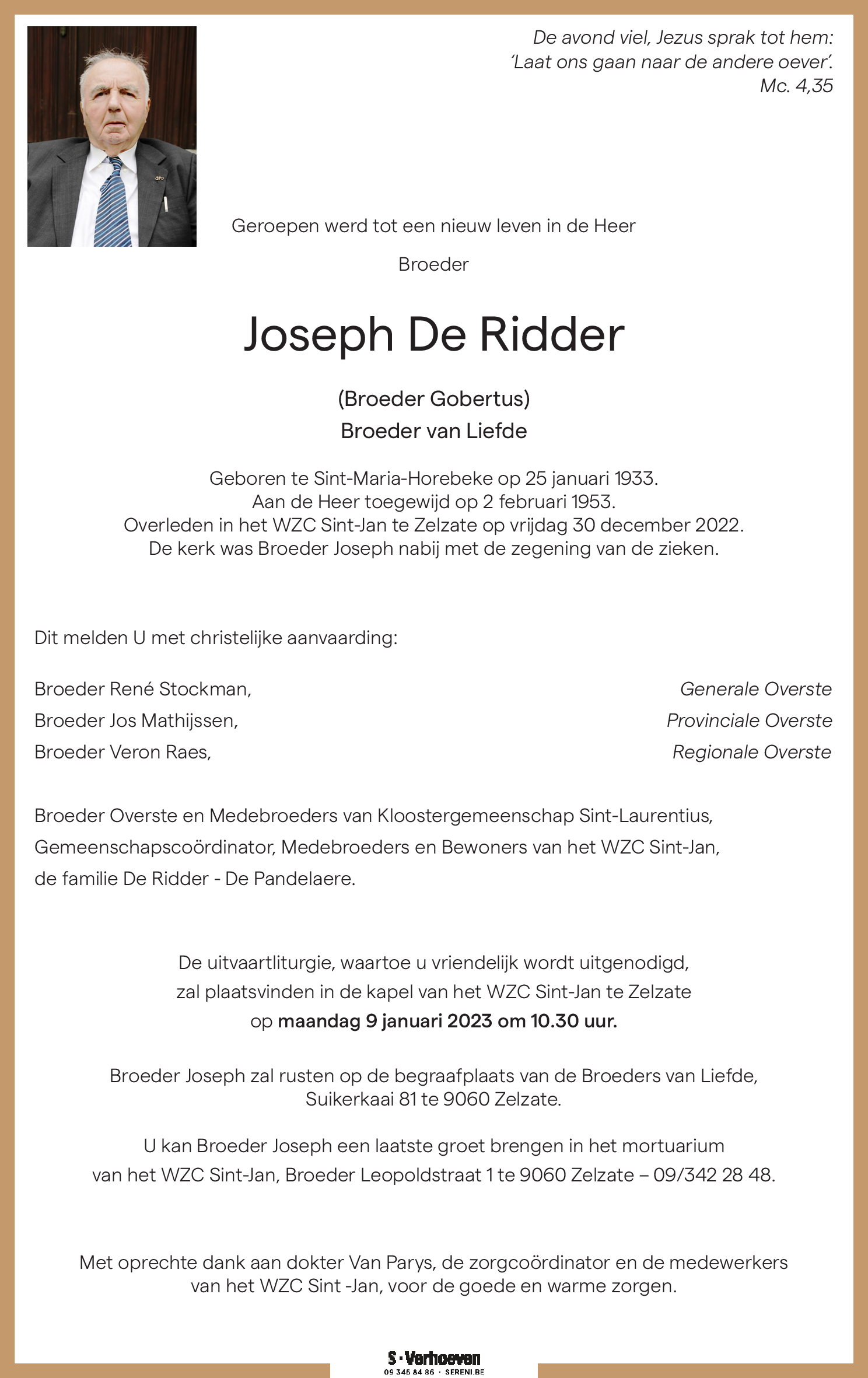 Joseph De Ridder