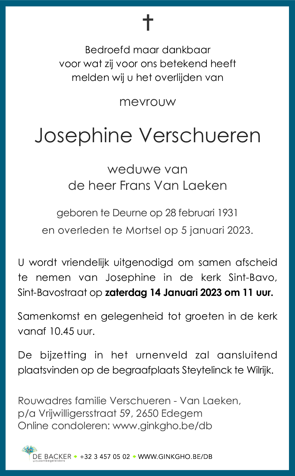 Josephine Clementine Verschueren