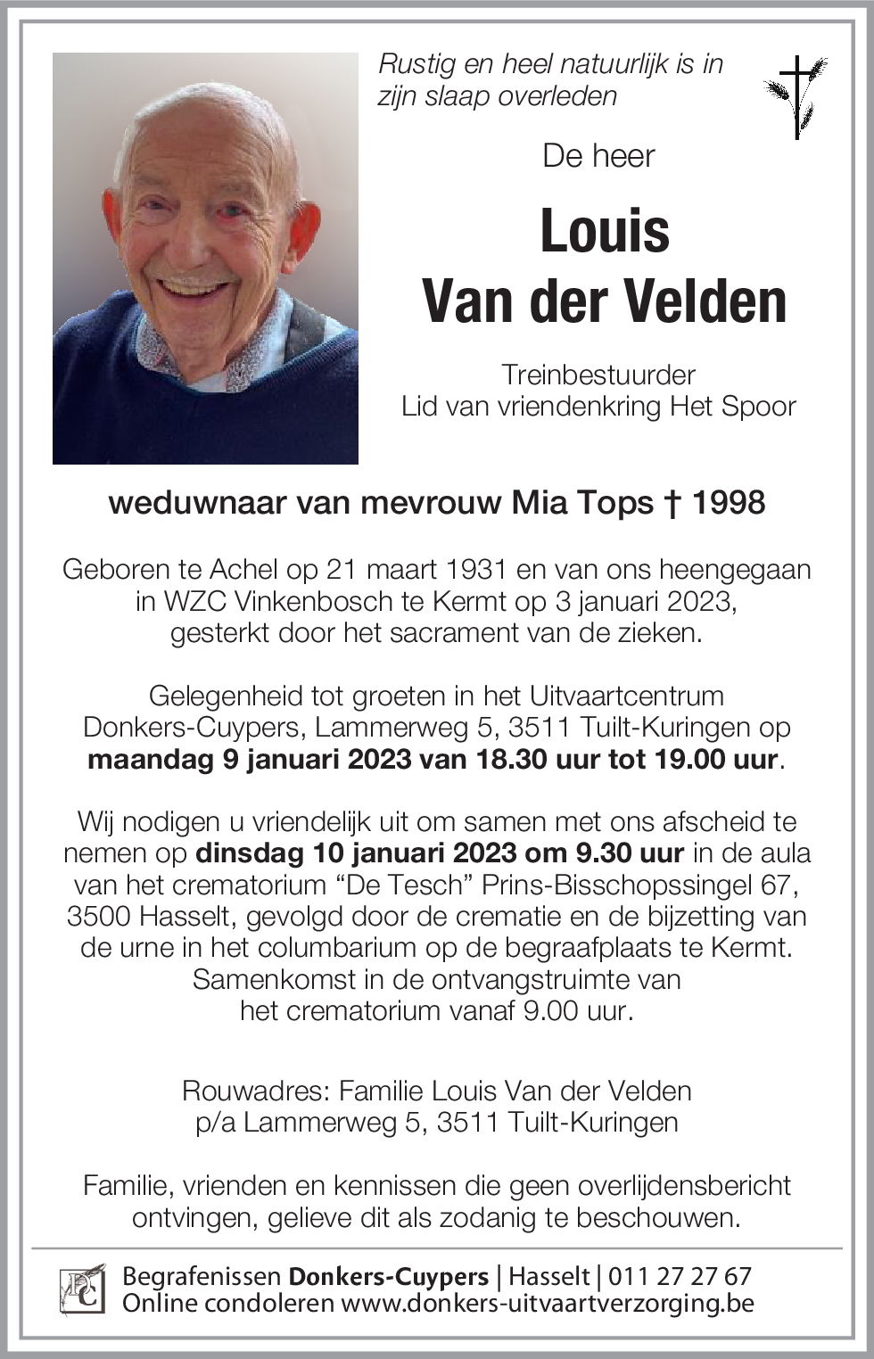 Louis Van der Velden