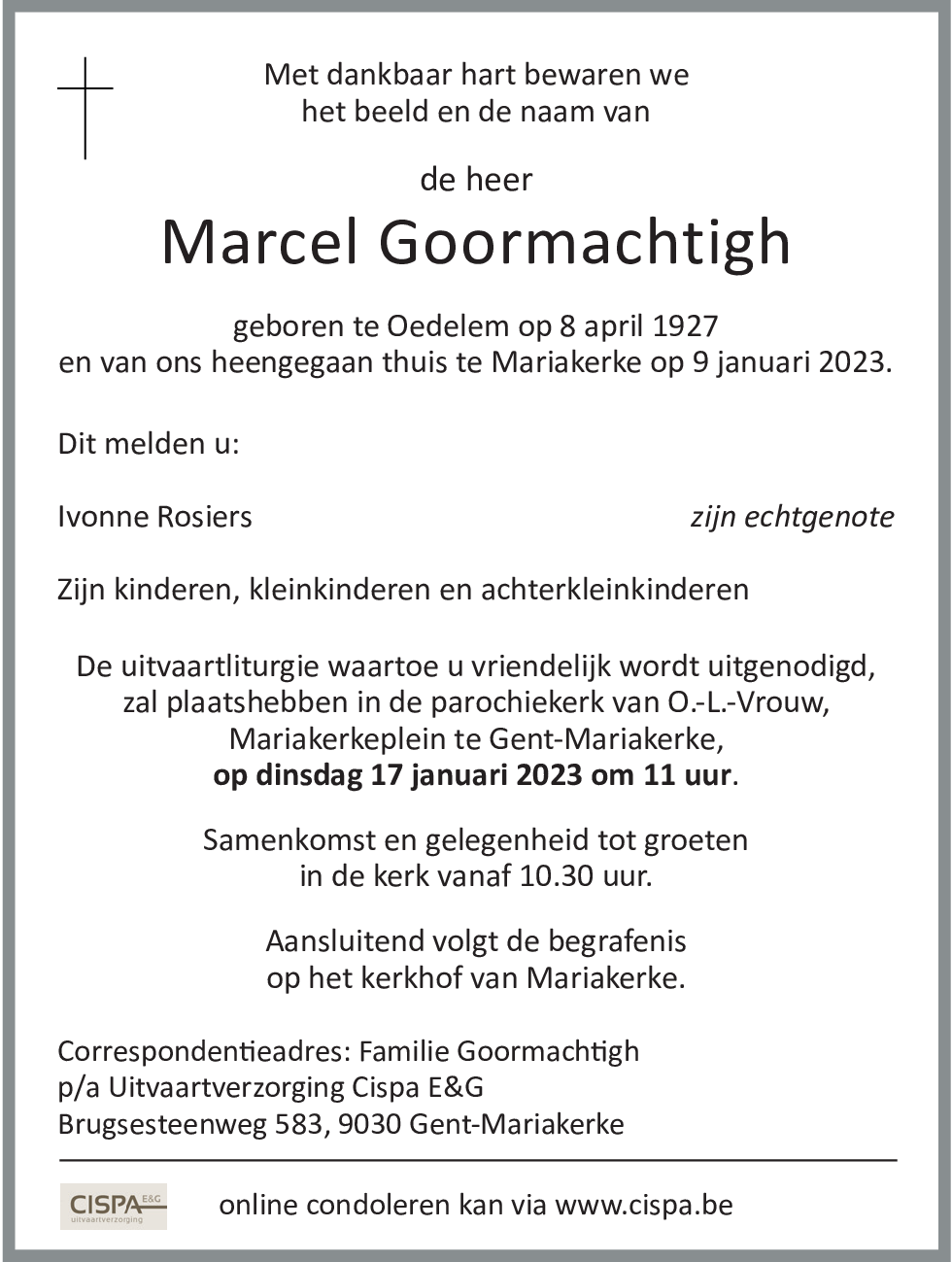 Marcel Goormachtigh