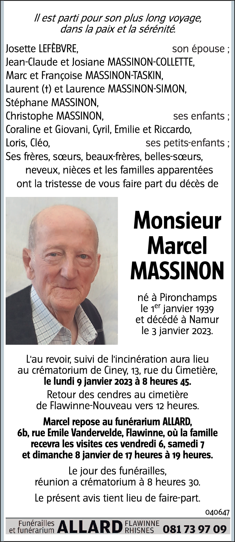 Marcel MASSINON