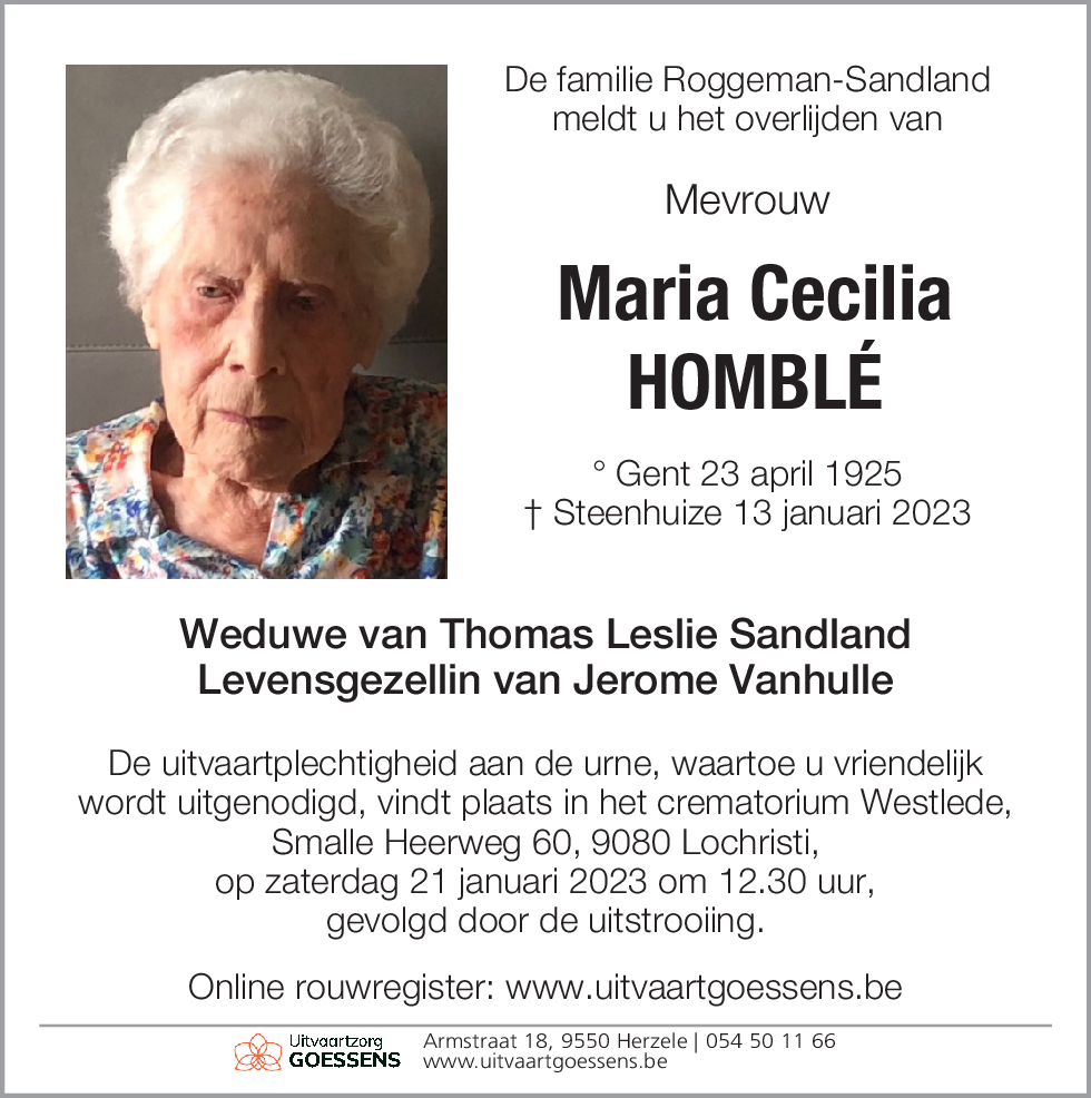 Maria Cecilia Homblé