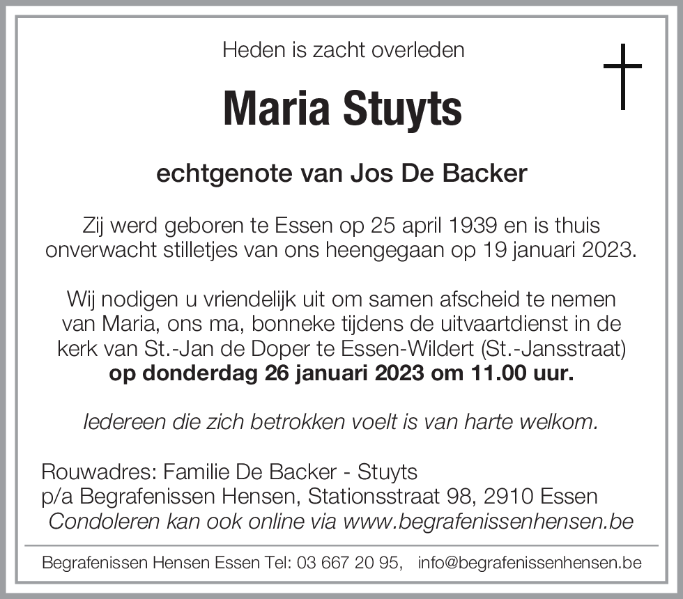 Maria Stuyts