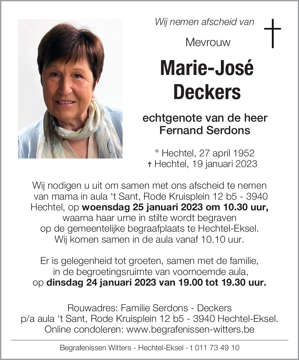 Marie-José Deckers
