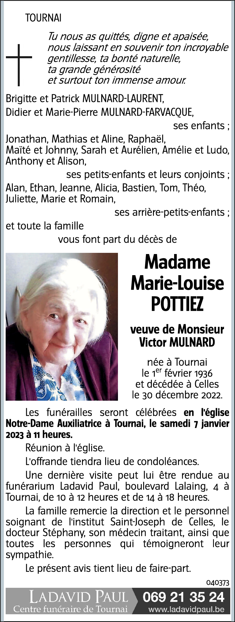 Marie-Louise POTTIEZ