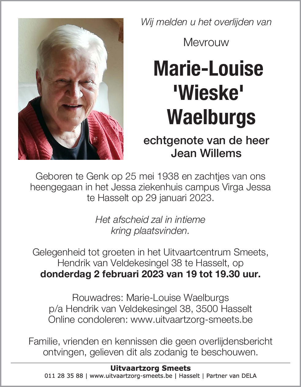 Marie-Louise Waelburgs