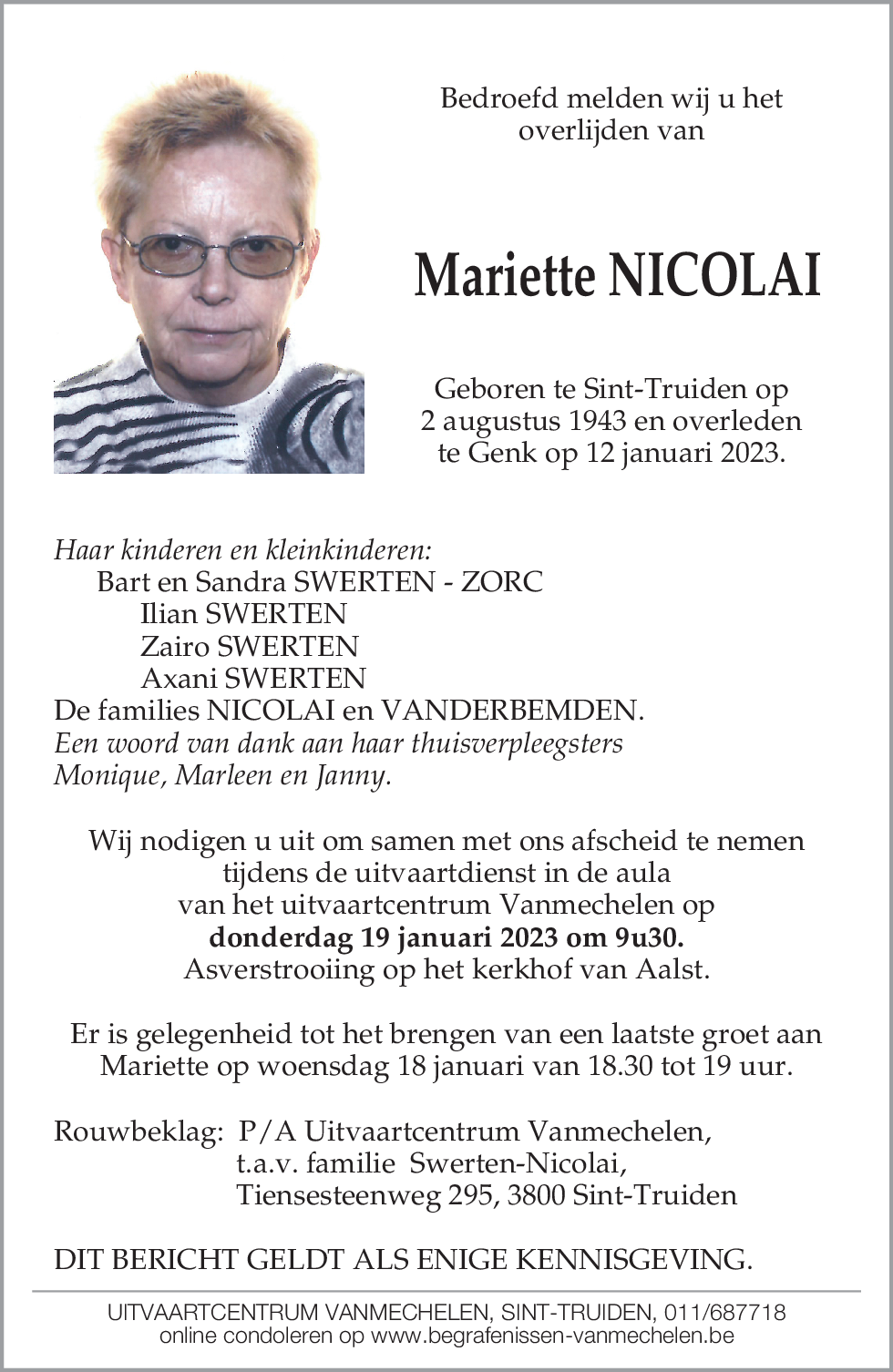 Mariette Nicolai