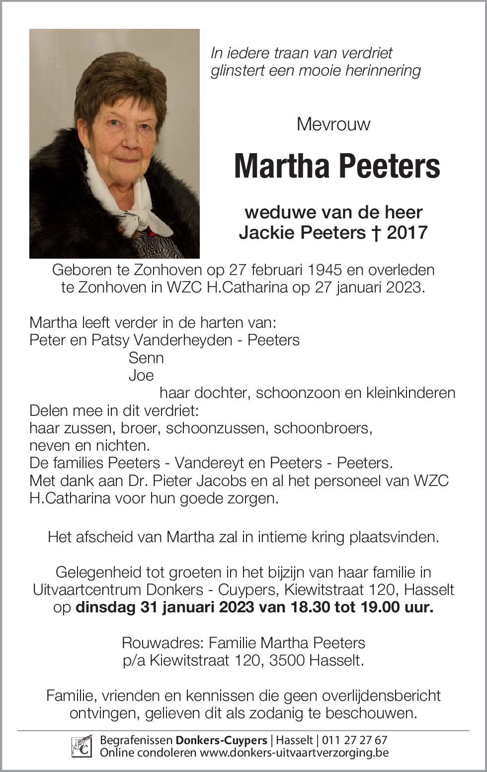 Martha Peeters