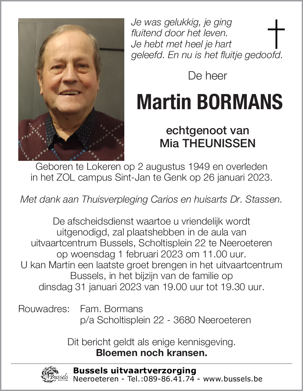 Martin BORMANS