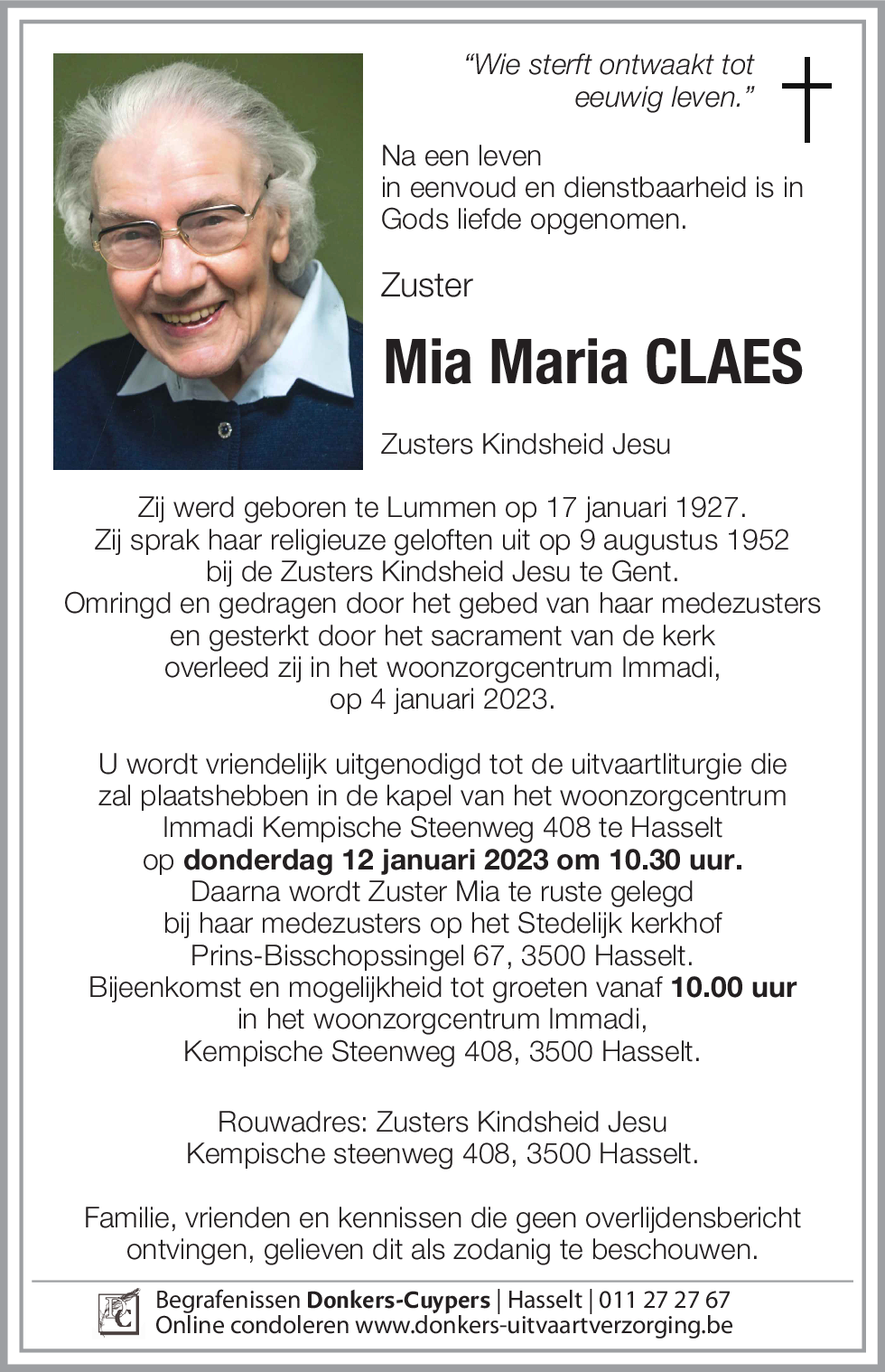 Mia Maria Claes