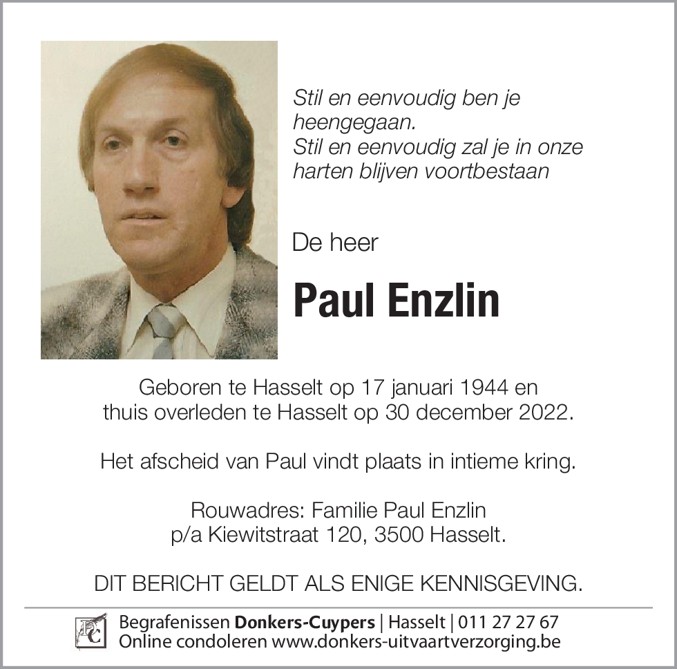 Paul Enzlin