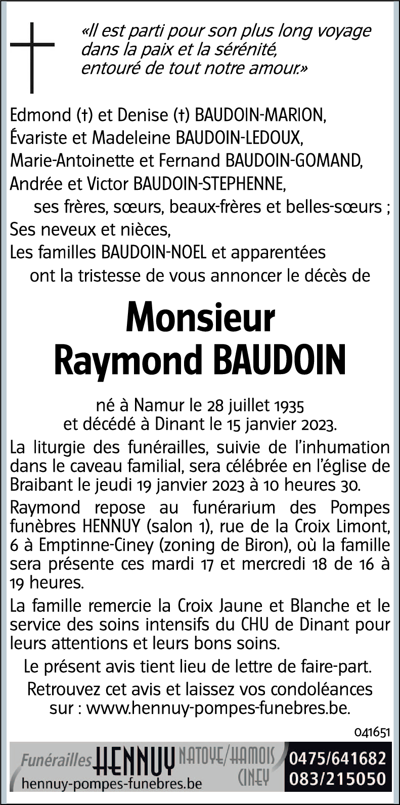 Raymond BAUDOIN