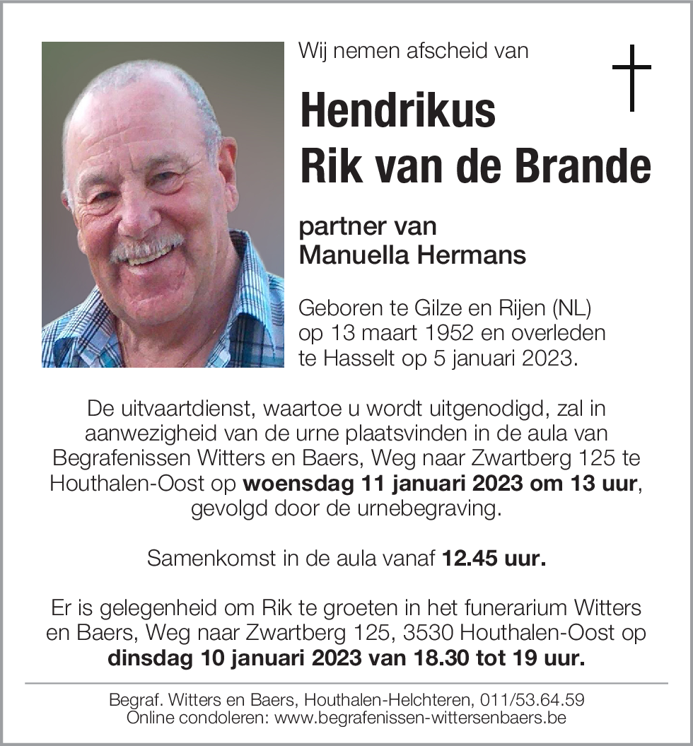 Rik van de Brande