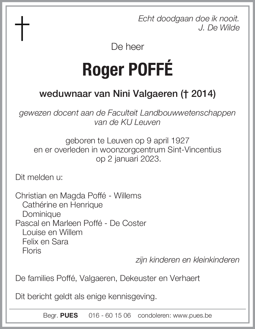 Roger Poffé