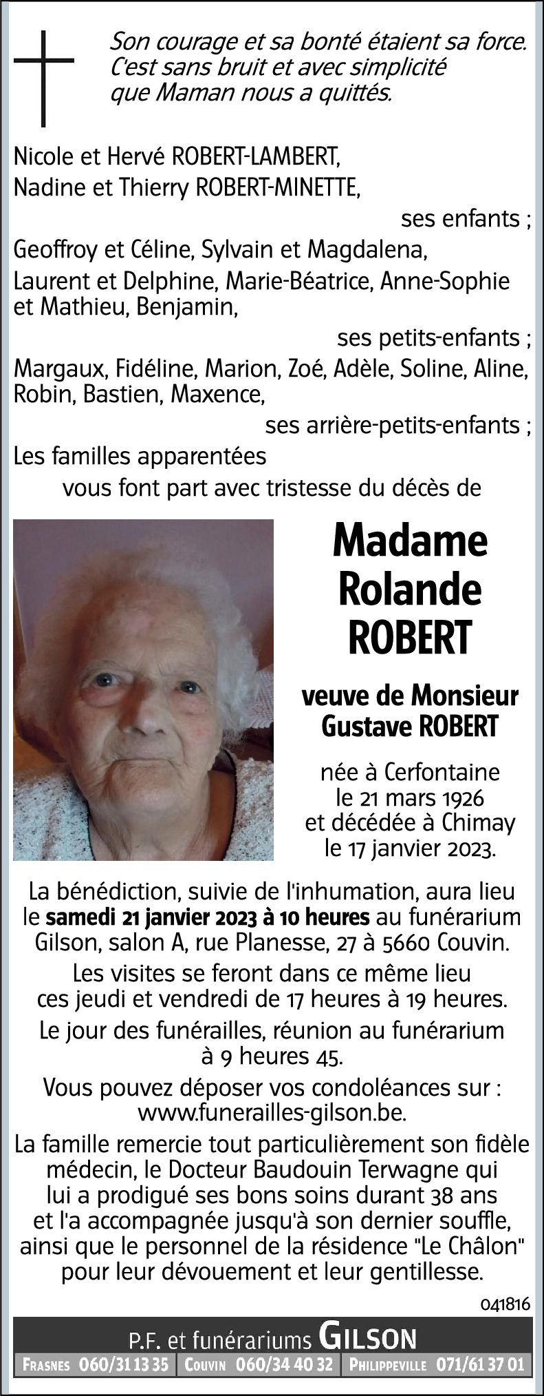 Rolande ROBERT