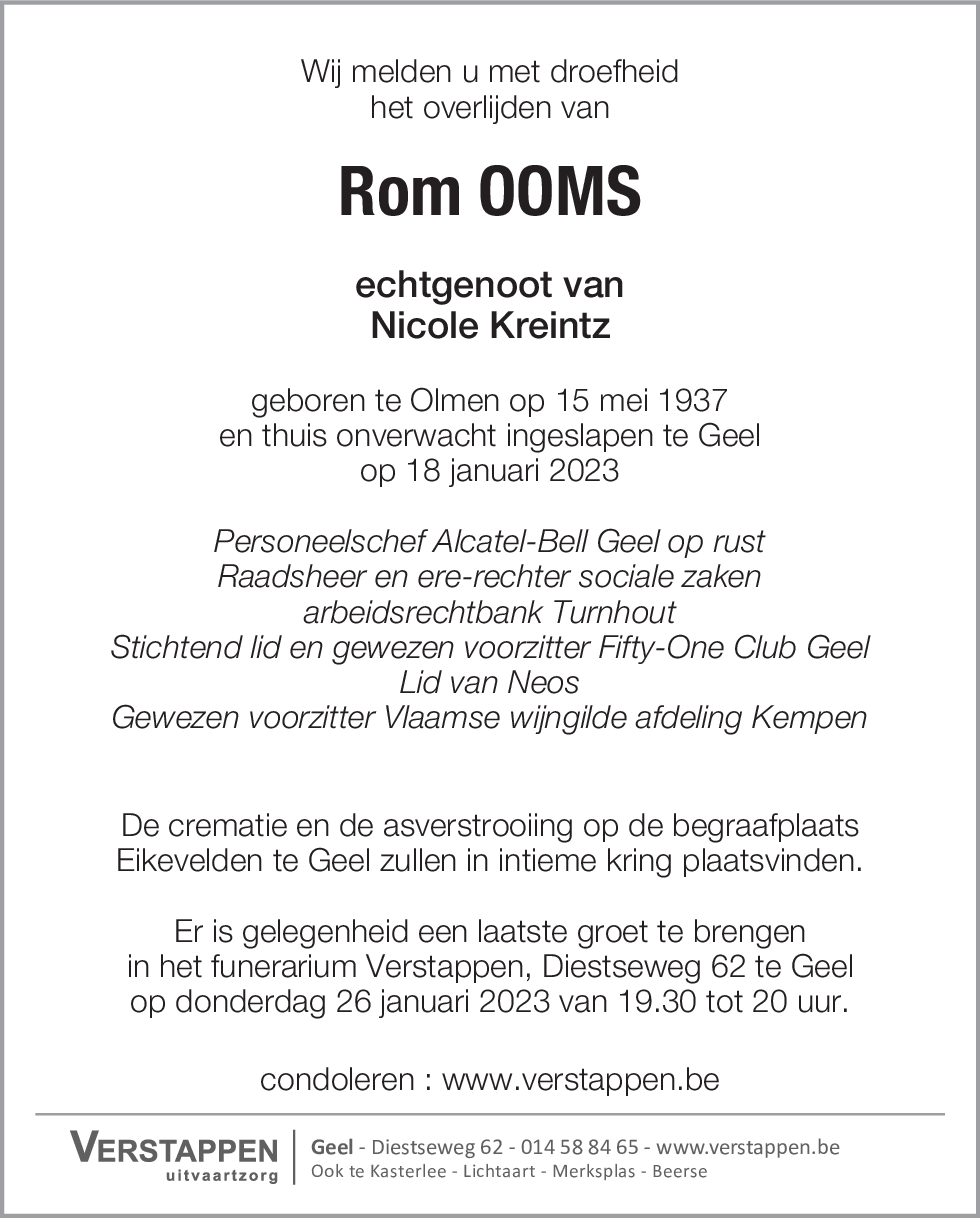 Rom Ooms