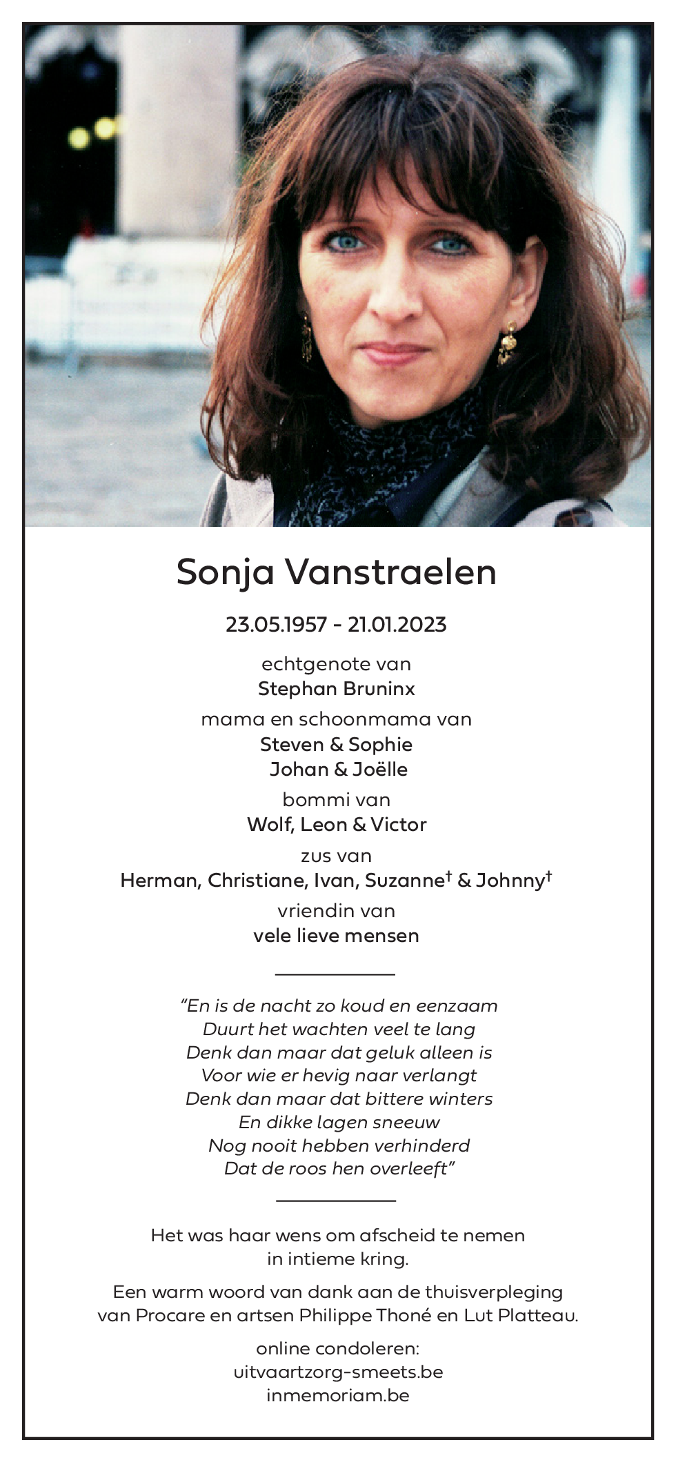 Sonja Vanstraelen