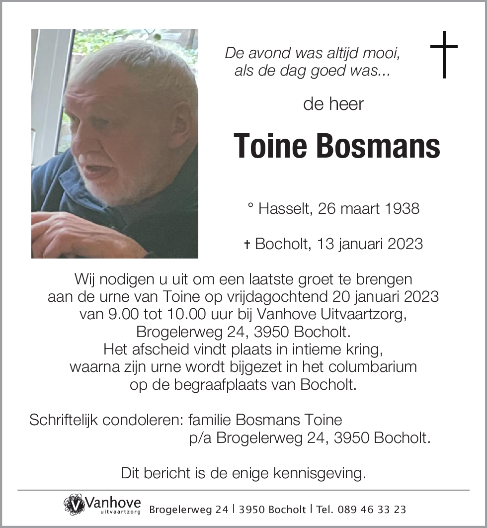 Toine Bosmans