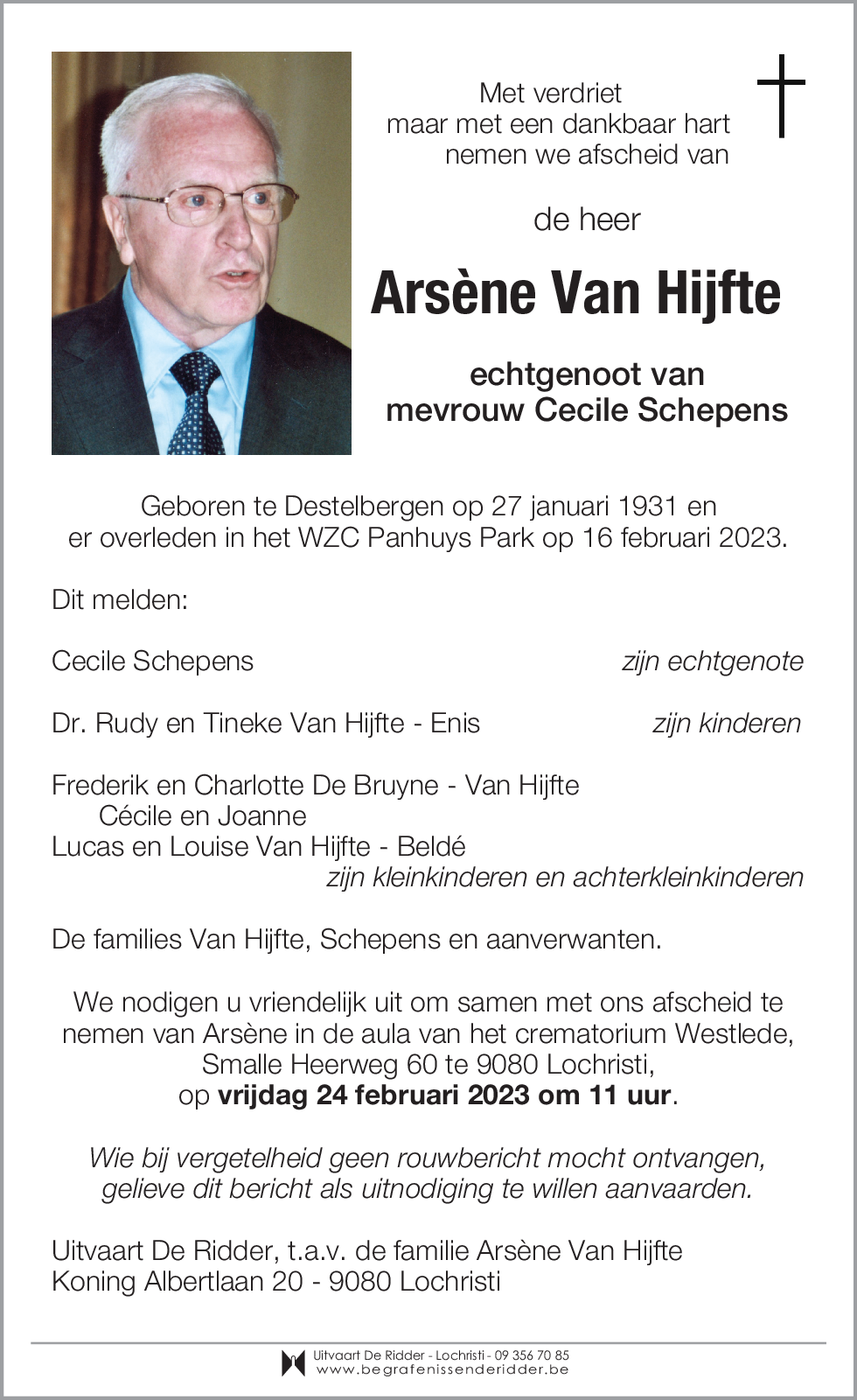 Arsène Van Hijfte