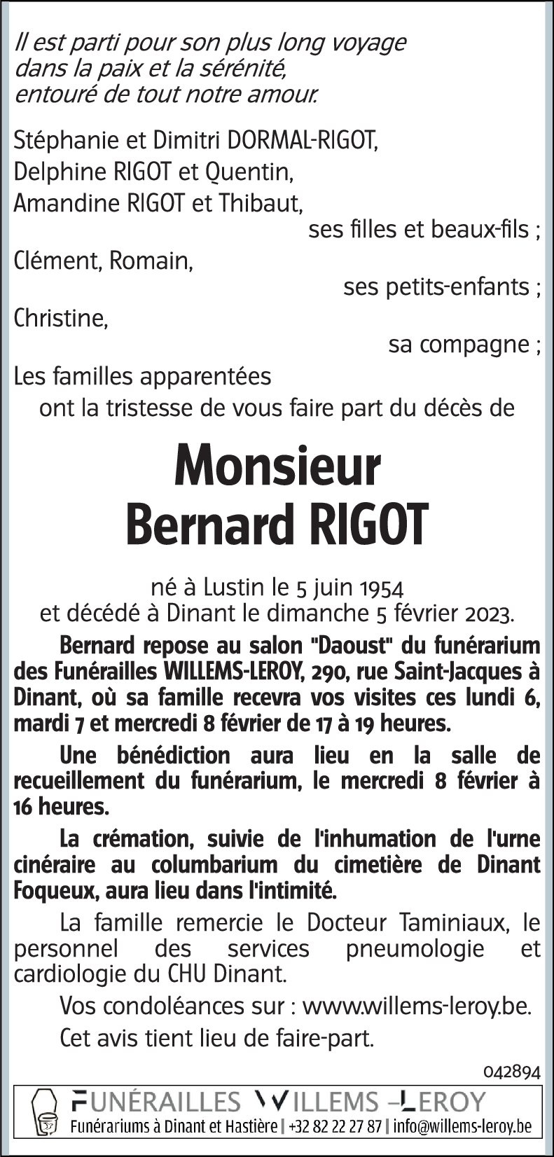 Bernard RIGOT