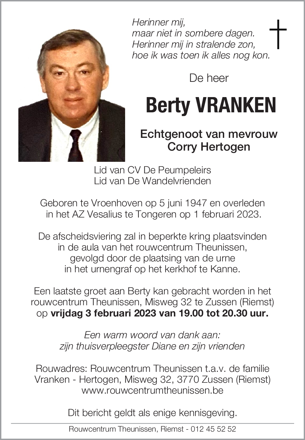 Berty Vranken