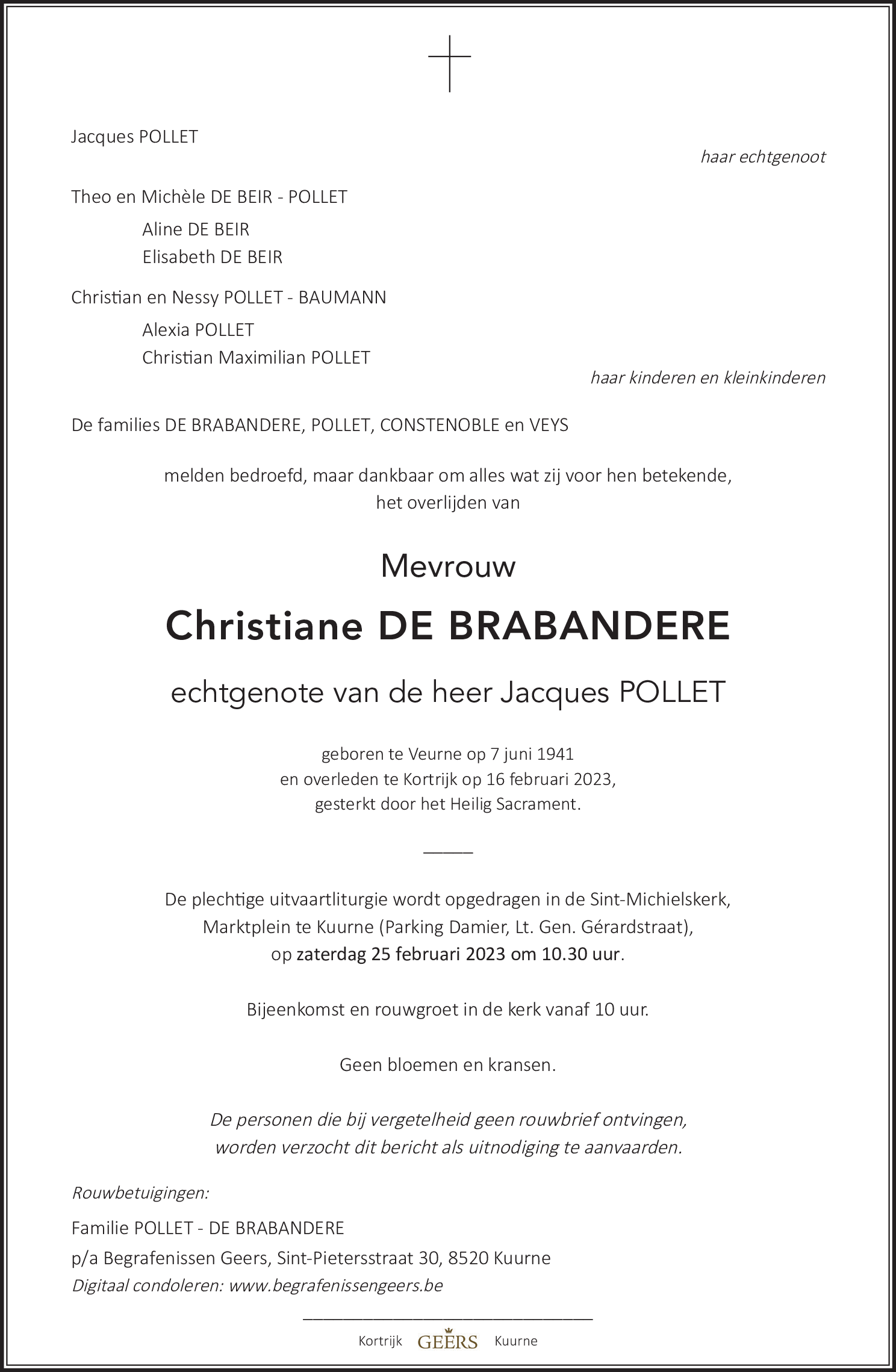 Christiane De Brabandere