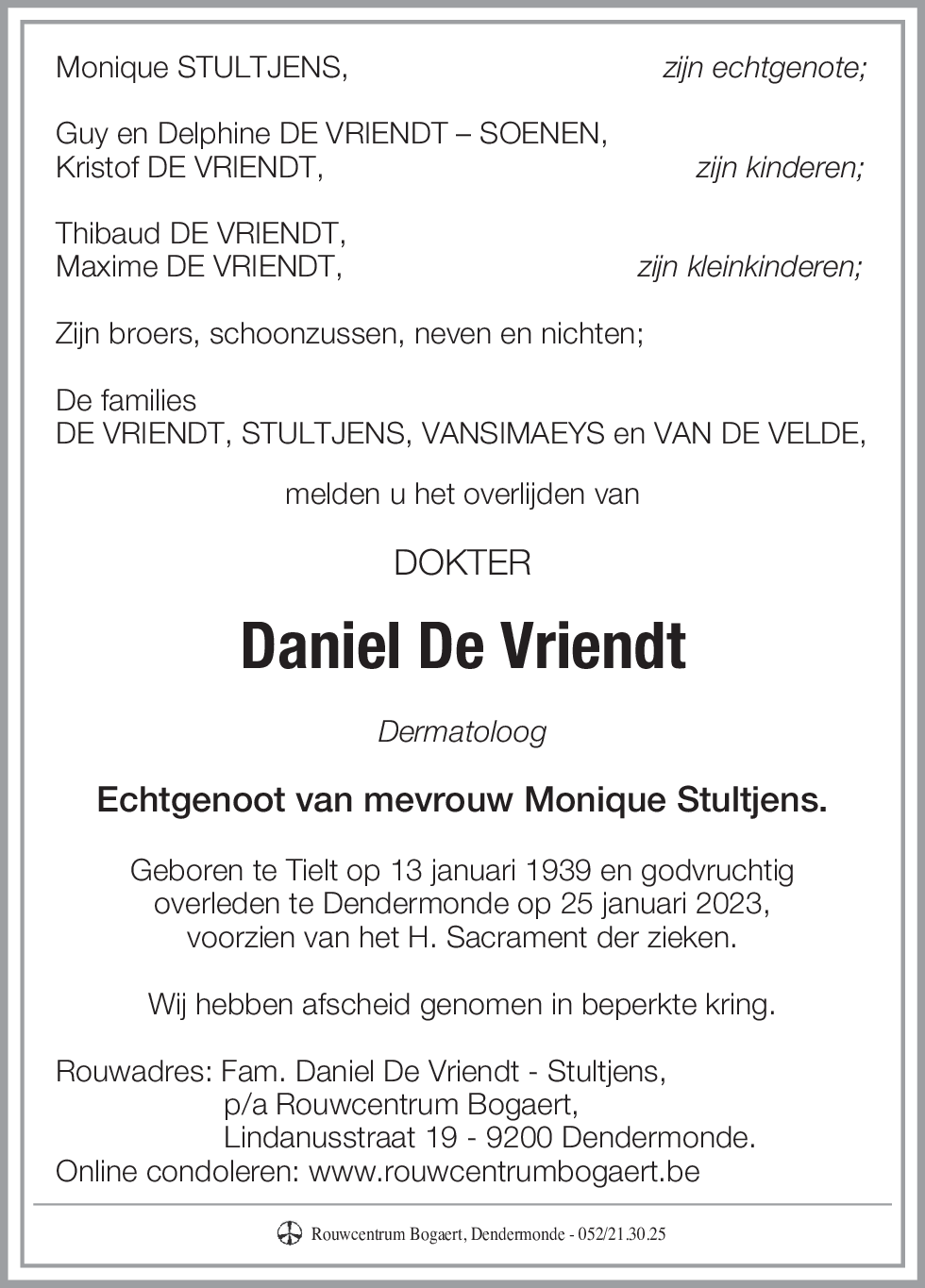 Daniel De Vriendt