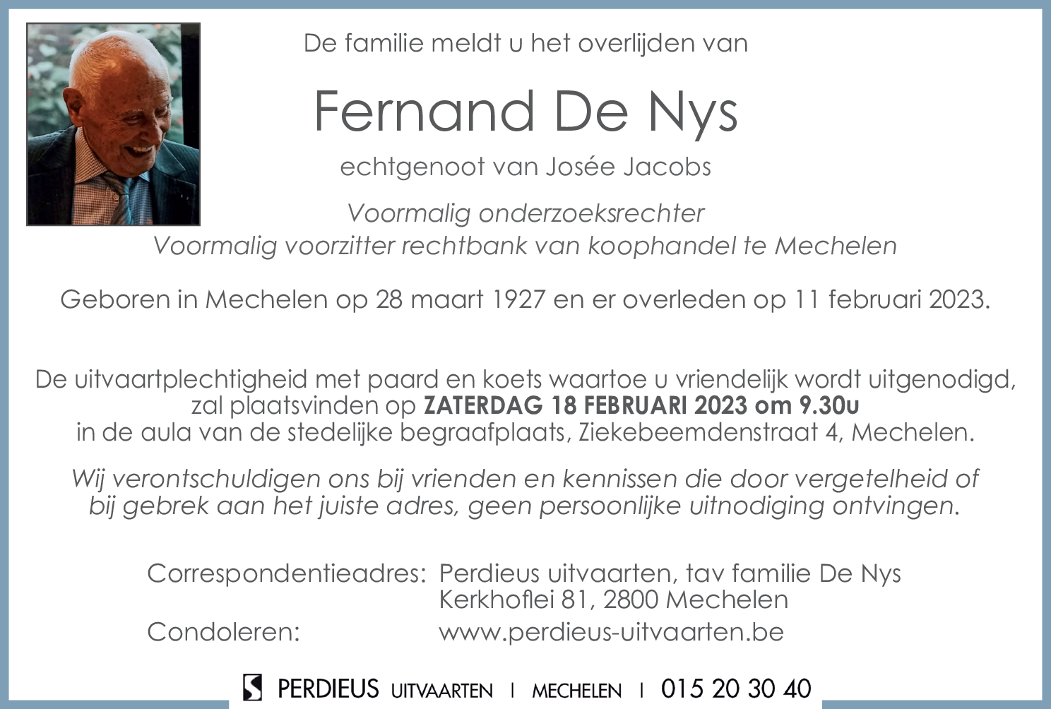 Ferdinand De Nys