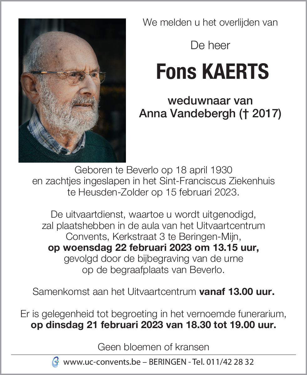 Fons Kaerts