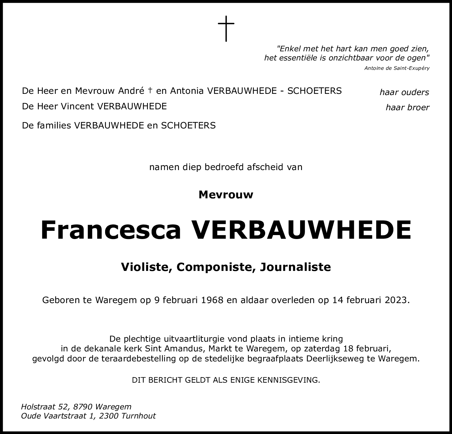 Francesca Verbauwhede
